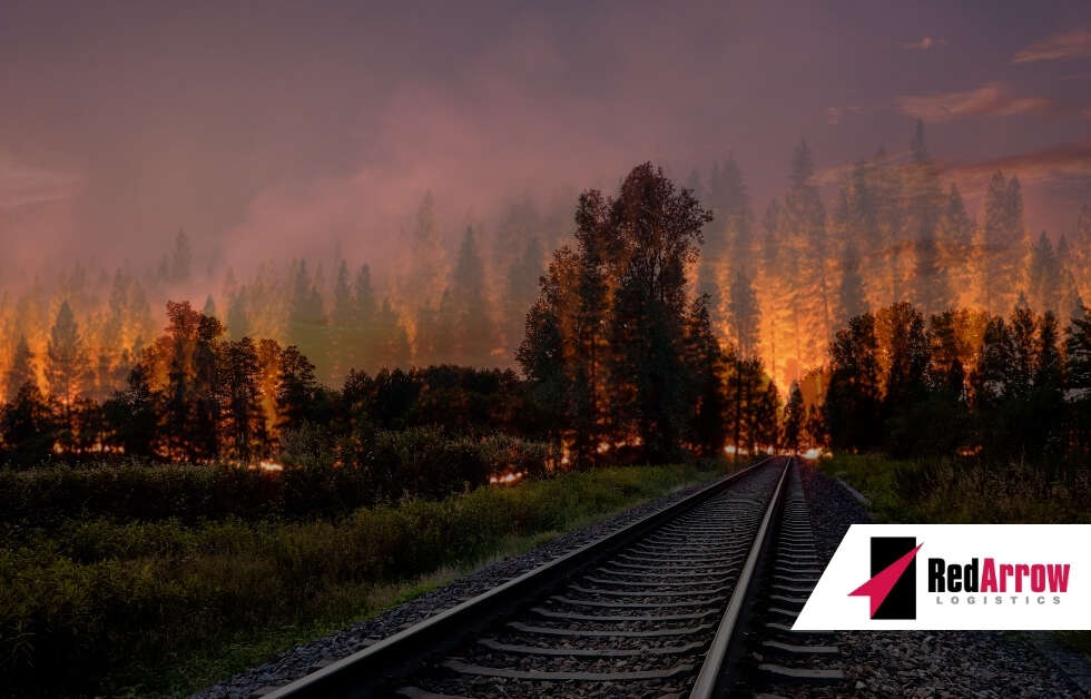 Wildfires Disrupt the U.S. and Canadian Supply Chains - Red Arrow Logistics