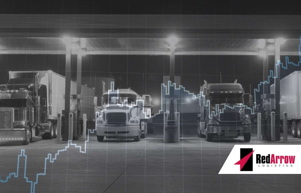 Skyrocketing Diesel Fuel Prices Will Affect Freight Trucking | Red Arrow Logistics