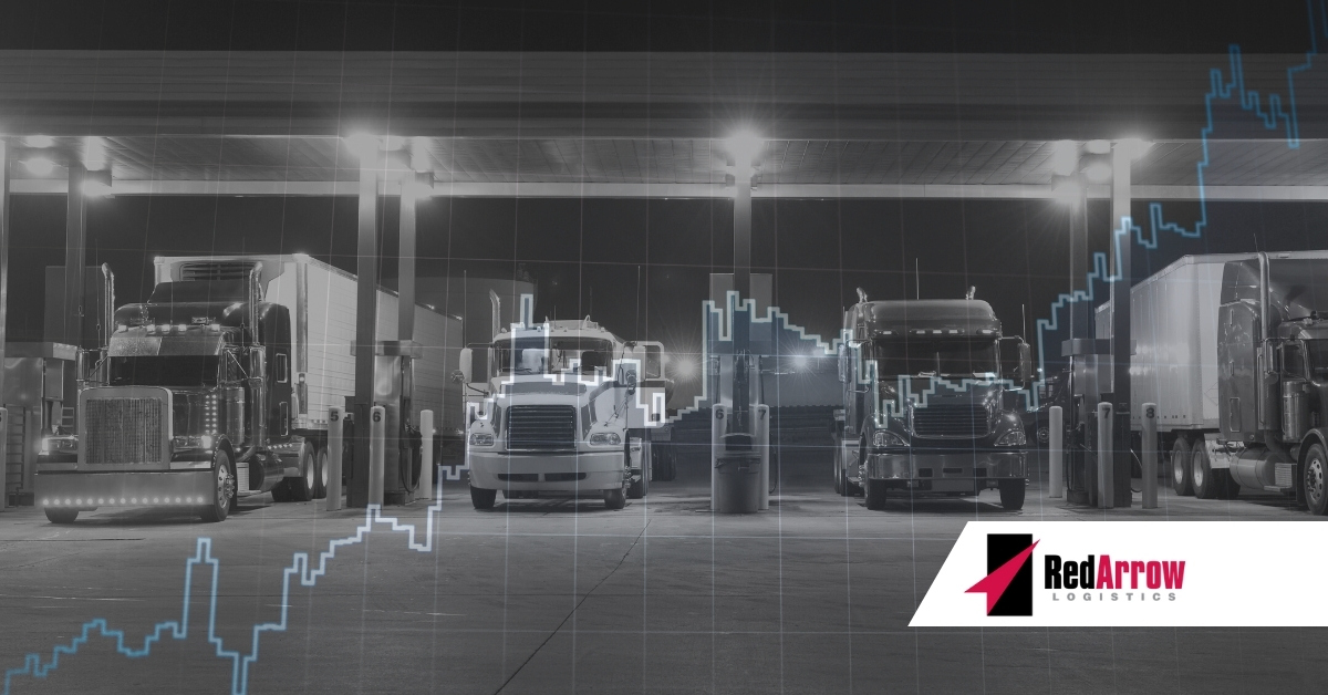 Skyrocketing Diesel Fuel Prices Will Affect Freight Trucking | Red Arrow Logistics